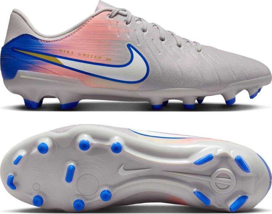 Nike United Tiempo Legend 10 Academy low-top voetbalschoenen (meerdere ondergronden) Grijs - Foto 5