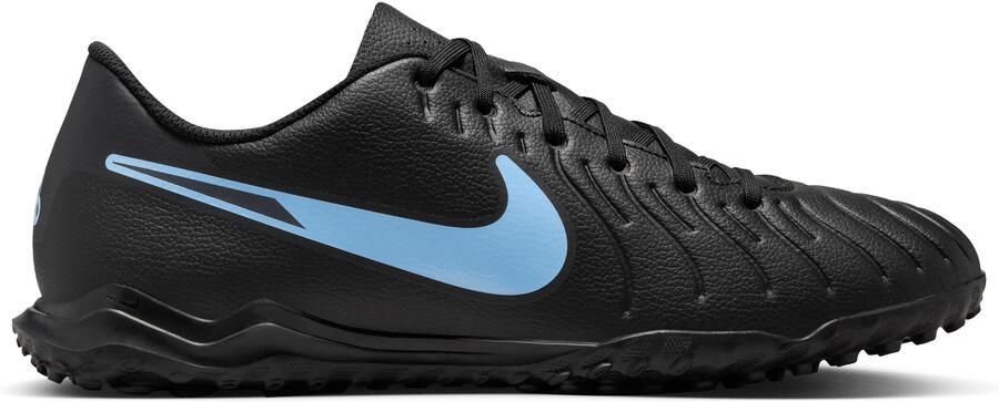 Nike Tiempo Legend 10 Club Turf Voetbalschoenen (TF) Zwart Lichtblauw - Foto 5