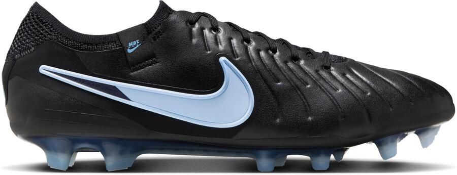 Nike Tiempo Legend 10 Elite low top voetbalschoenen (stevige ondergrond) Zwart - Foto 2