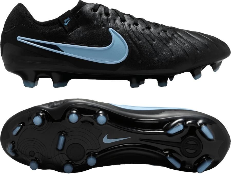 Nike Tiempo Legend 10 Pro low top voetbalschoenen (stevige ondergrond) Zwart - Foto 2