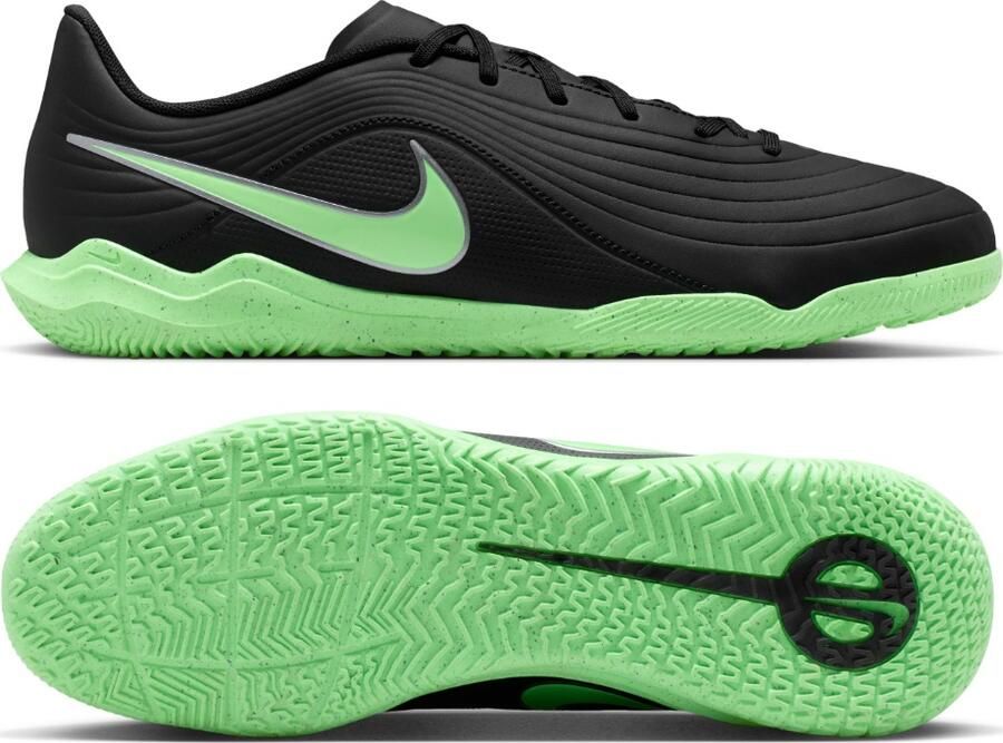 Nike Tiempo Maestro Club Zaalvoetbalschoenen (IN) Zwart Felgroen Zilvergrijs