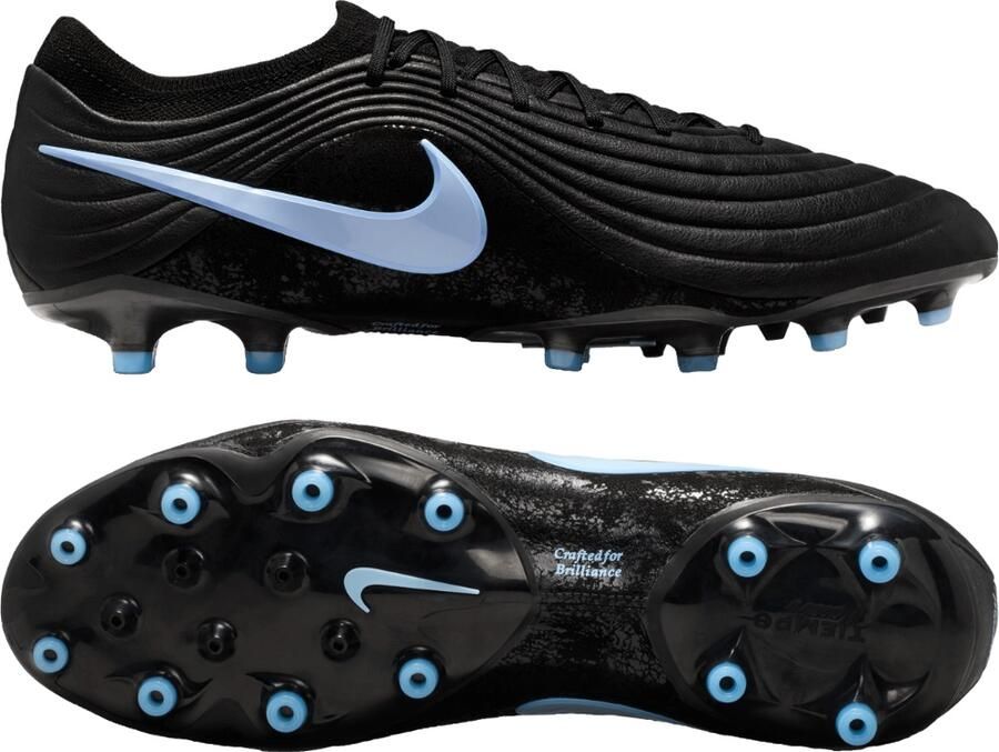 Nike Tiempo Maestro Elite Kunstgras Voetbalschoenen (AG) Zwart Lichtblauw - Foto 5