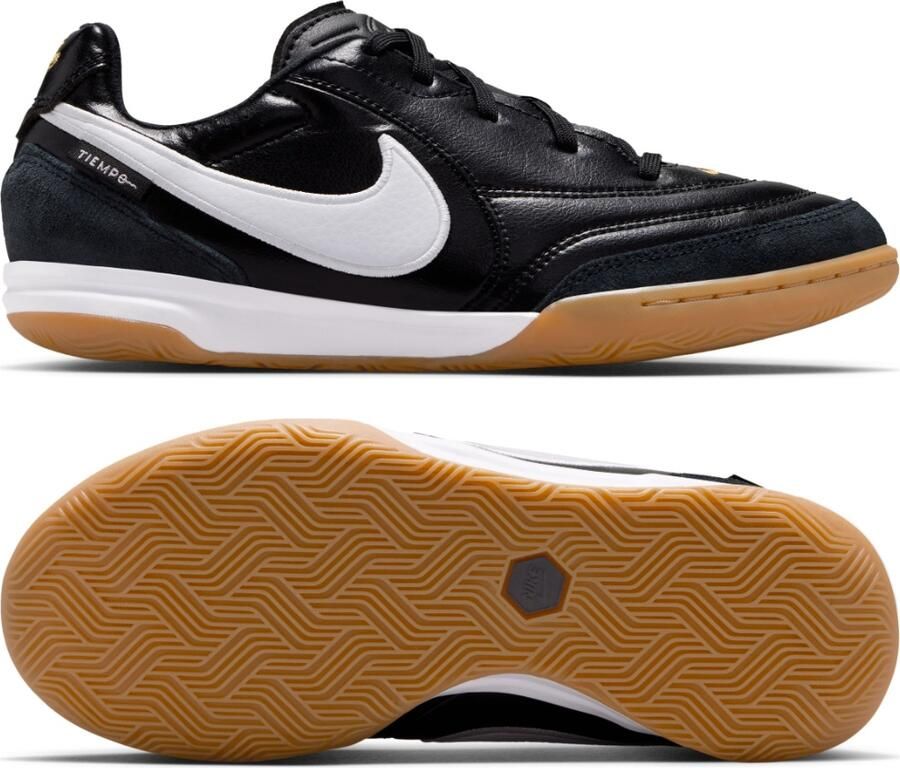Nike Jr. Tiempo Streetgato low-top zaalvoetbalschoenen voor kids Zwart - Foto 5