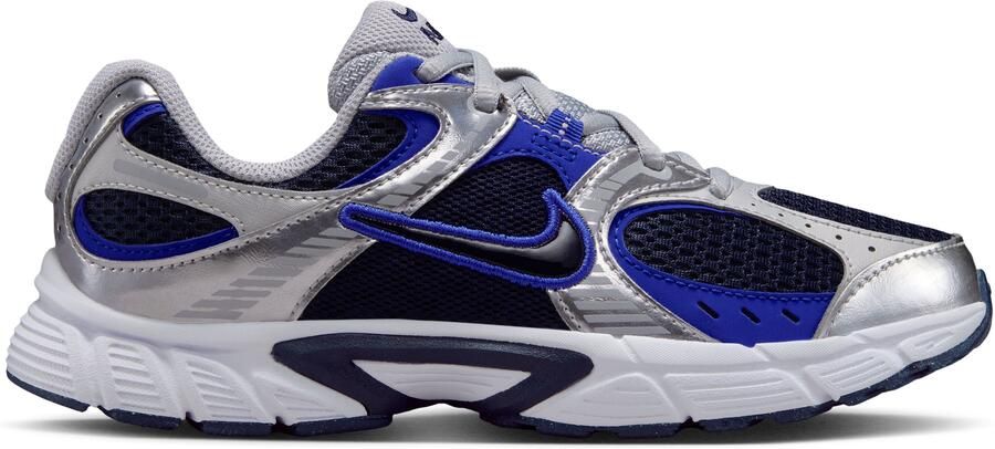 Nike V5 RNR Sneakers Kids Donkerblauw Blauw Zilvergrijs Metallic Silver