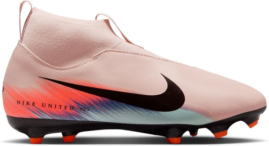 Nike Zoom Mercurial Superfly 10 Academy Gras Kunstgras Voetbalschoenen (MG) Kids Roze Blauw Turquoise