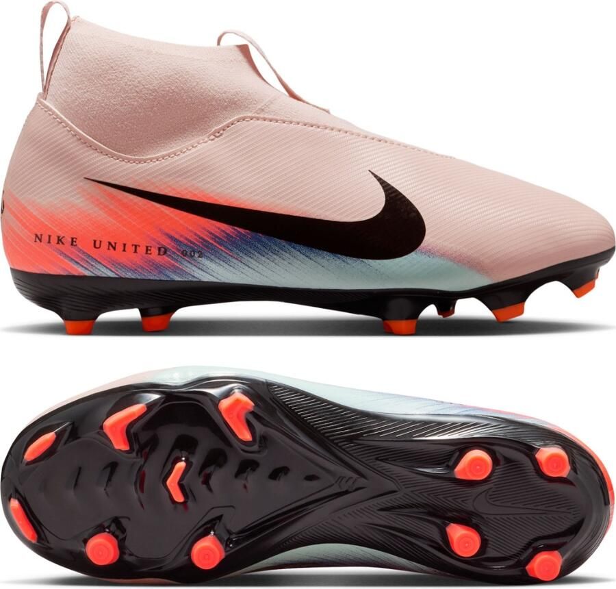 Nike United Jr. Mercurial Superfly 10 Academy high-top voetbalschoenen voor kids (meerdere ondergronden) Roze - Foto 5