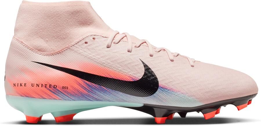 Nike Zoom Mercurial Superfly 10 Academy Gras Kunstgras Voetbalschoenen (MG) Roze Blauw Turquoise