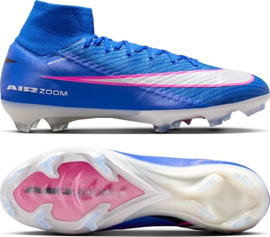 Nike Mercurial Superfly 10 Elite high top voetbalschoenen (stevige ondergrond) Blauw - Foto 5