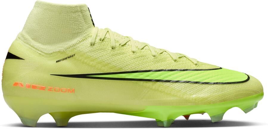 Nike Zoom Mercurial Superfly 10 Elite Gras Voetbalschoenen (FG) Geel Neongeel Oranje