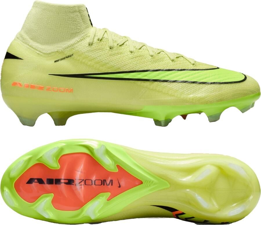 Nike Zoom Mercurial Superfly 10 Elite Gras Voetbalschoenen (FG) Geel Neongeel Oranje - Foto 5