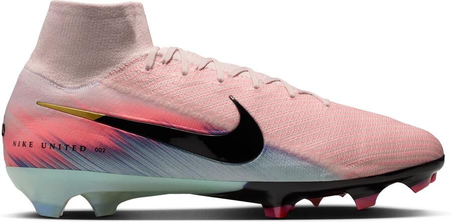 Nike Zoom Mercurial Superfly 10 Elite Gras Voetbalschoenen (FG) Roze Blauw Turquoise