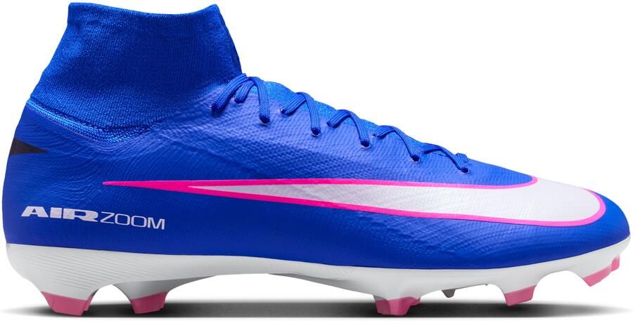 Nike Zoom Mercurial Superfly 10 Pro Gras Voetbalschoenen (FG) Blauw Wit Felroze