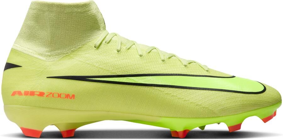 Nike Zoom Mercurial Superfly 10 Pro Gras Voetbalschoenen (FG) Geel Neongeel Oranje