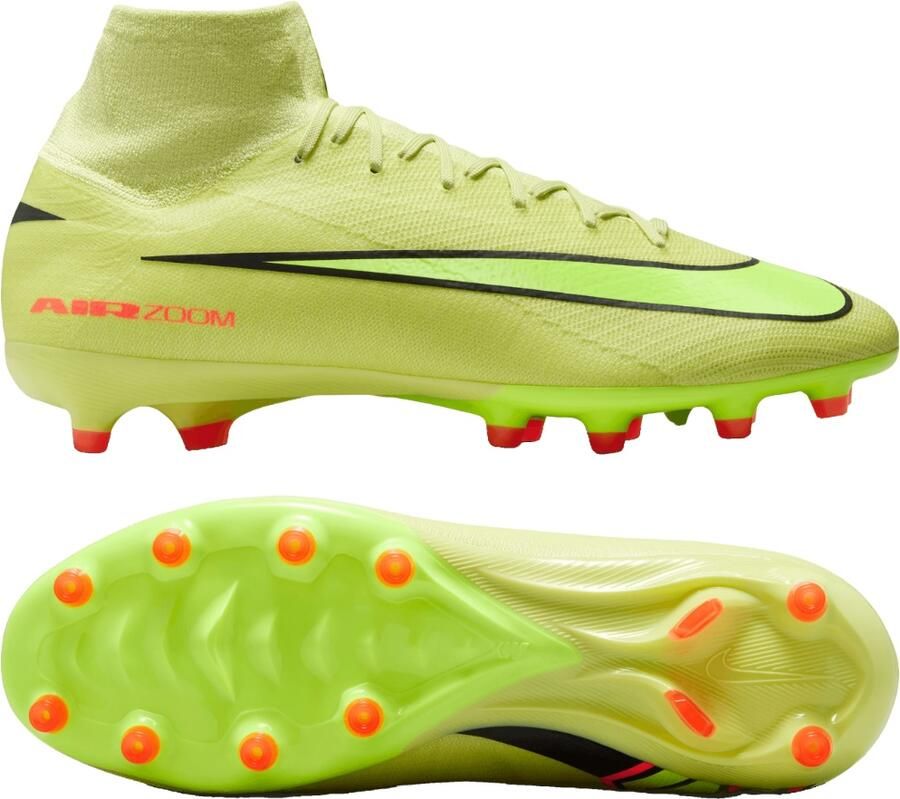 Nike Zoom Mercurial Superfly 10 Pro Kunstgras Voetbalschoenen (AG) Geel Neongeel Oranje - Foto 5