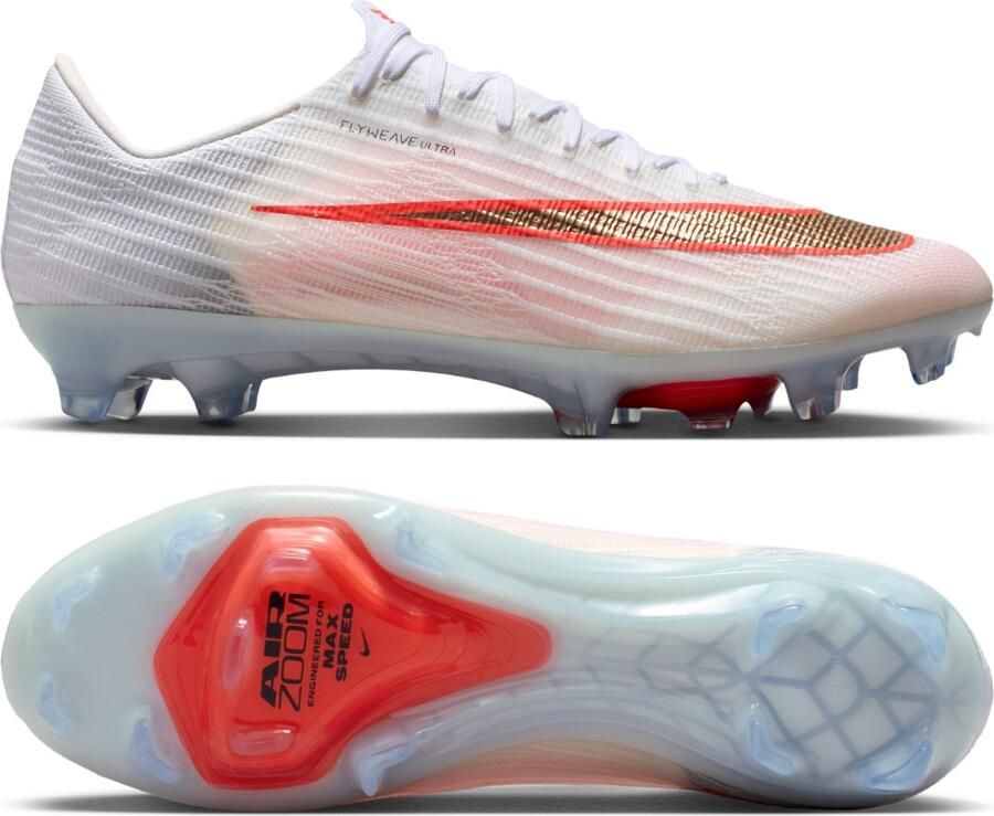 Nike Zoom Mercurial Superfly 11 Elite Gras Voetbalschoenen (FG) Wit Felrood Goud