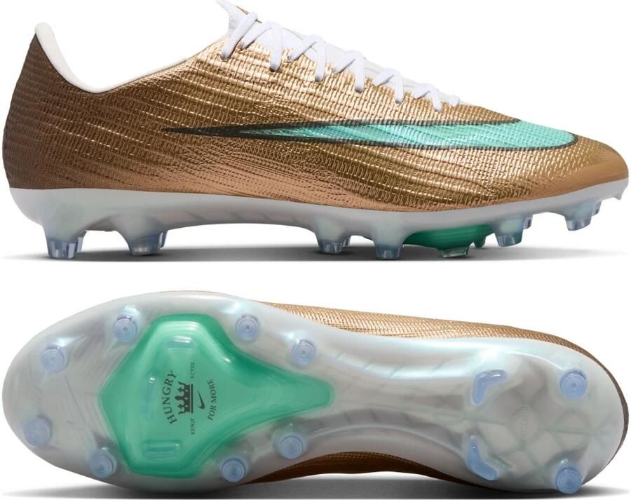 Nike Zoom Mercurial Superfly 11 Mbappé Elite Kunstgras Voetbalschoenen (AG) Goud Groen Wit