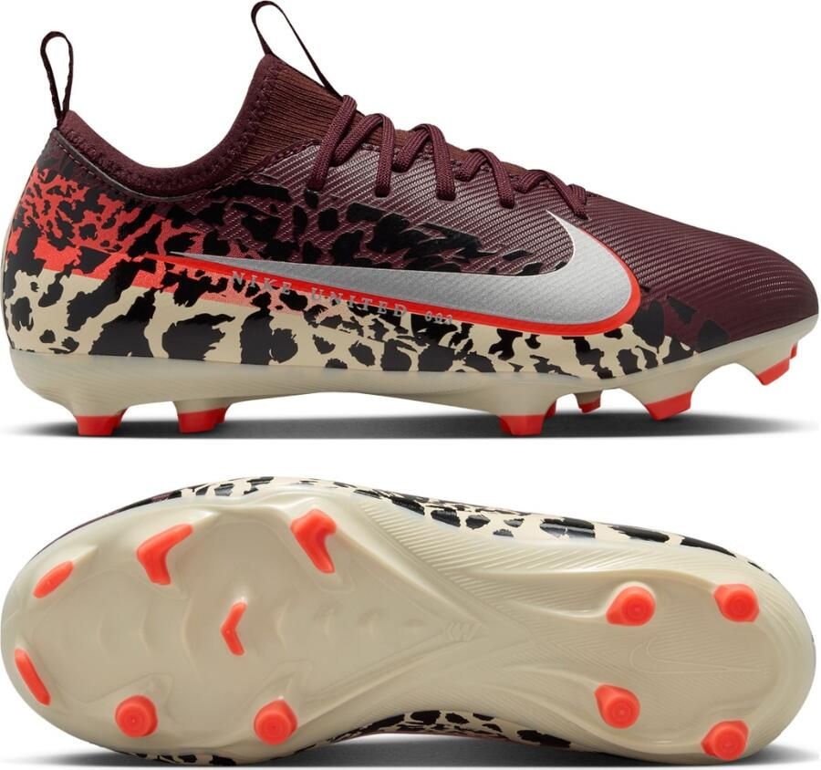 Nike United Jr. Mercurial Vapor 16 Academy low-top voetbalschoenen voor kids (meerdere ondergronden) Rood - Foto 5