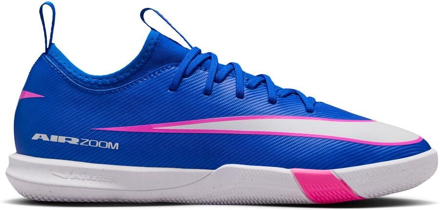Nike Zoom Mercurial Vapor 16 Academy Zaalvoetbalschoenen (IN) Kids Blauw Wit Felroze