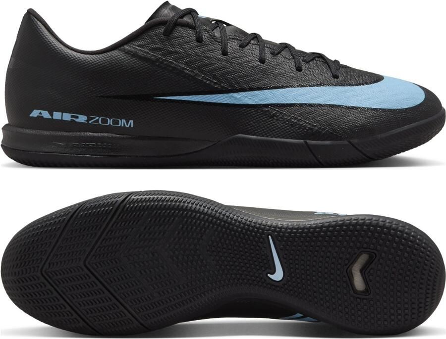 Nike Zoom Mercurial Vapor 16 Academy Zaalvoetbalschoenen (IN) Zwart Lichtblauw - Foto 6