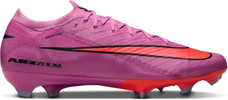 Nike Zoom Mercurial Vapor 16 Elite Gras Voetbalschoenen (FG) Roze Felrood Lichtblauw - Foto 2