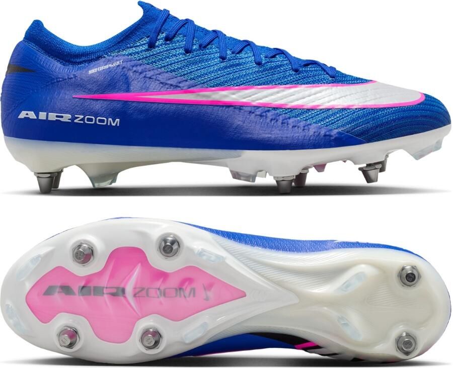Nike Zoom Mercurial Vapor 16 Elite IJzeren-Nop Voetbalschoenen (SG) Pro Player Blauw Wit Felroze - Foto 5