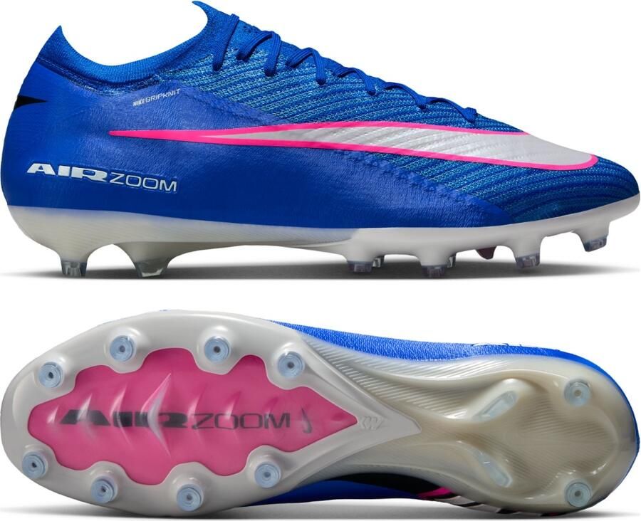 Nike Zoom Mercurial Vapor 16 Elite Kunstgras Voetbalschoenen (AG) Blauw Wit Felroze - Foto 5