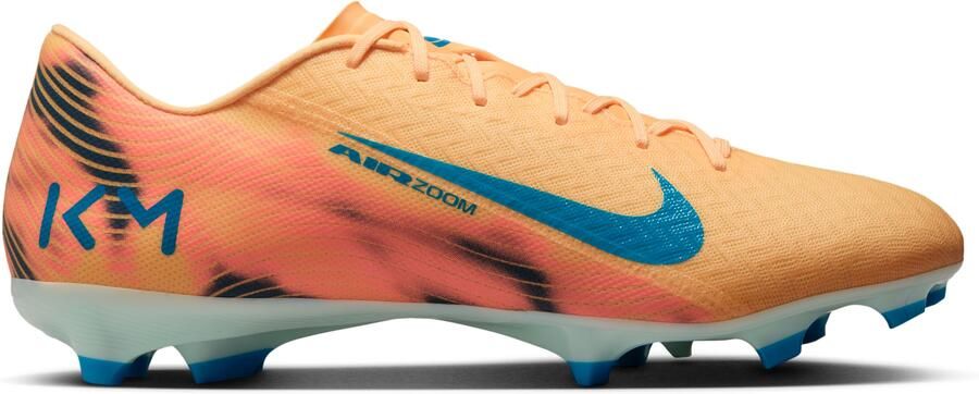 Nike Zoom Mercurial Vapor 16 Mbappé Academy Gras Kunstgras Voetbalschoenen (MG) Lichtoranje Turquoise