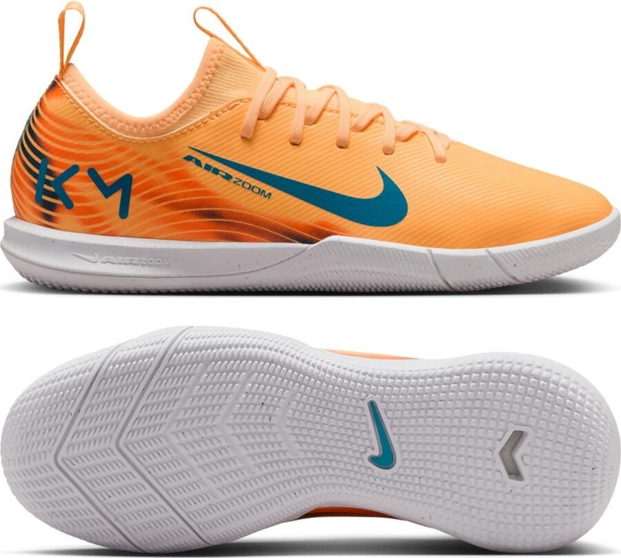 Nike Jr. Mercurial Vapor 16 Academy 'Kylian Mbappé' low-top zaalvoetbalschoenen voor kids Oranje - Foto 5
