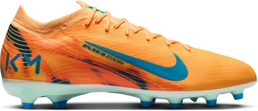 Nike Zoom Mercurial Vapor 16 Mbappé Pro Kunstgras Voetbalschoenen (AG) Lichtoranje Turquoise