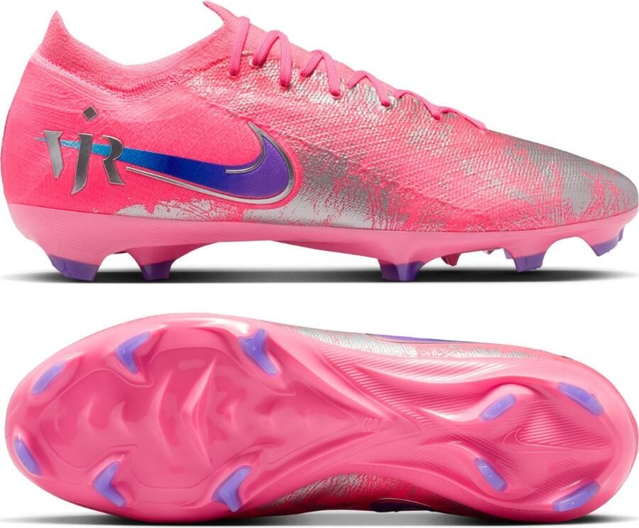 Nike Zoom Mercurial Vapor 16 Vinicius Júnior Pro Gras Voetbalschoenen (FG) Felroze Paars Zilver - Foto 5