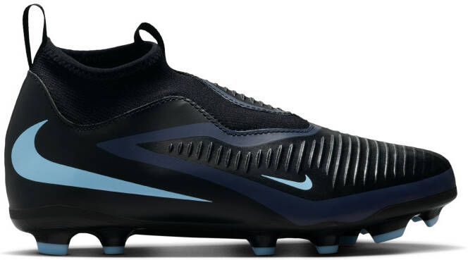 Nike Jr. Phantom 6 High Academy voetbalschoenen voor kids (meerdere ondergronden) Zwart - Foto 2