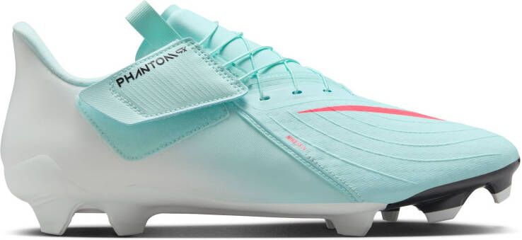 Nike Phantom GX II Academy Easyon Gras Kunstgras Voetbalschoenen (MG) Mintgroen Rood Zwart