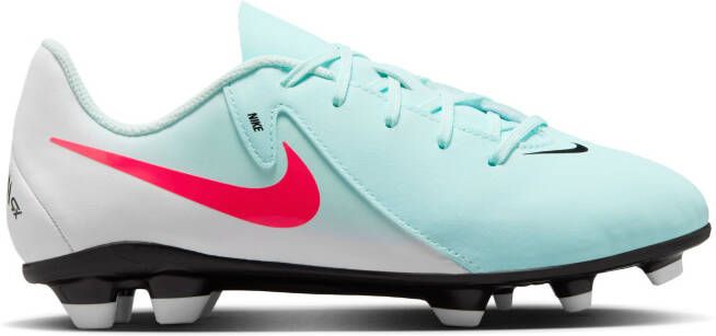 Nike Phantom GX II Club Gras Kunstgras Voetbalschoenen (MG) Kids Mintgroen Rood Zwart