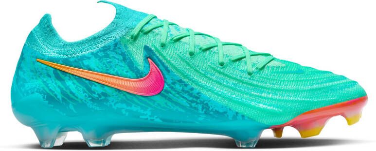 Nike Phantom GX II Elite Gras Voetbalschoenen (FG) Turquoise Lichtgroen Multicolor