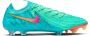 Nike Phantom GX II Elite Gras Voetbalschoenen (FG) Turquoise Lichtgroen Multicolor - Thumbnail 2