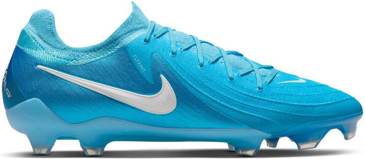 Nike Phantom GX II Pro Gras Voetbalschoenen (FG) Blauw Wit