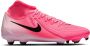 Nike Phantom Luna II Academy Gras Kunstgras Voetbalschoenen (MG) Felroze Lichtroze Zwart - Thumbnail 3