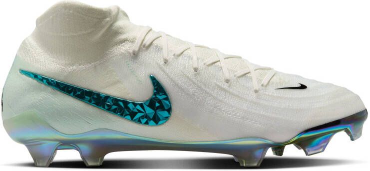 Nike Phantom Luna II Elite Gras Voetbalschoenen (FG) Wit Smaragdgroen