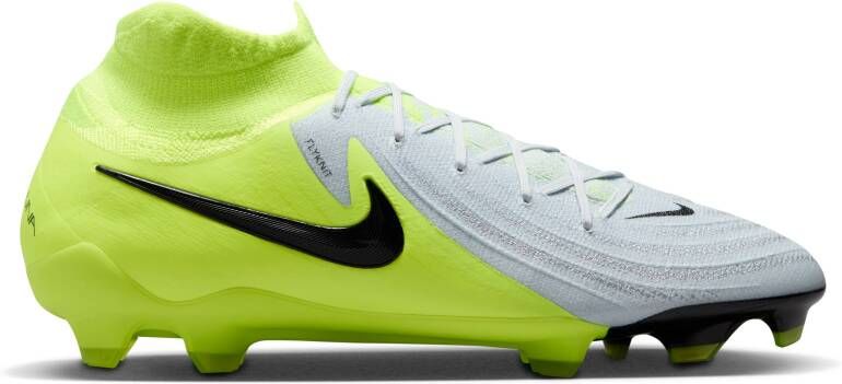Nike Phantom Luna II Pro Gras Voetbalschoenen (FG) Neongeel Zilver Zwart