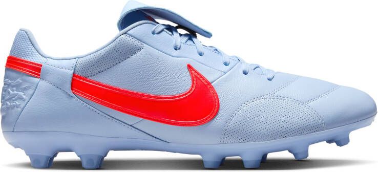Nike Premier III Gras Voetbalschoenen (FG) Lichtblauw Felrood