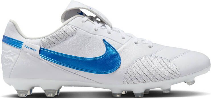 Nike Premier III Gras Voetbalschoenen (FG) Wit Blauw