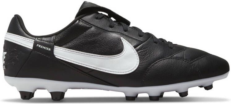 Nike Premier III Gras Voetbalschoenen (FG) Zwart Wit