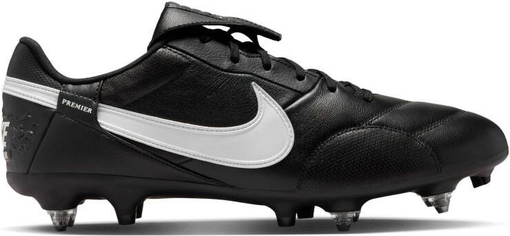 Nike Premier III IJzeren-Nop Voetbalschoenen (SG) Anti-Clog Zwart Wit