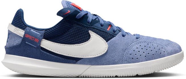 Nike Street Gato Straatvoetbalschoenen Kids Blauw Donkerblauw Feloranje