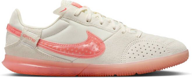 Nike Street Gato Straatvoetbalschoenen Kids Wit Lichtroze Oranje