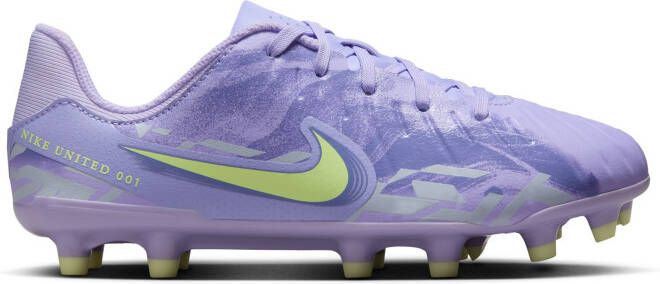 Nike Tiempo Legend 10 Academy Gras Kunstgras Voetbalschoenen (MG) Kids Lichtpaars Lichtgeel