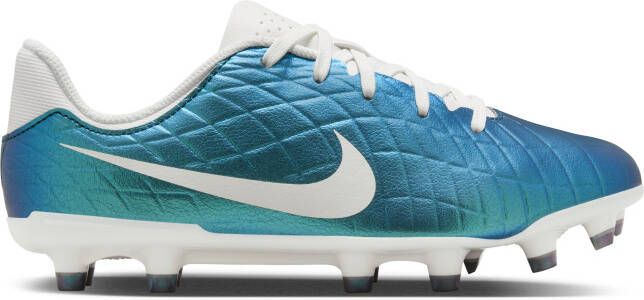 Nike Tiempo Legend 10 Academy Gras Kunstgras Voetbalschoenen (MG) Kids Smaragdgroen Wit