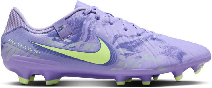 Nike Tiempo Legend 10 Academy Gras Kunstgras Voetbalschoenen (MG) Lichtpaars Lichtgeel