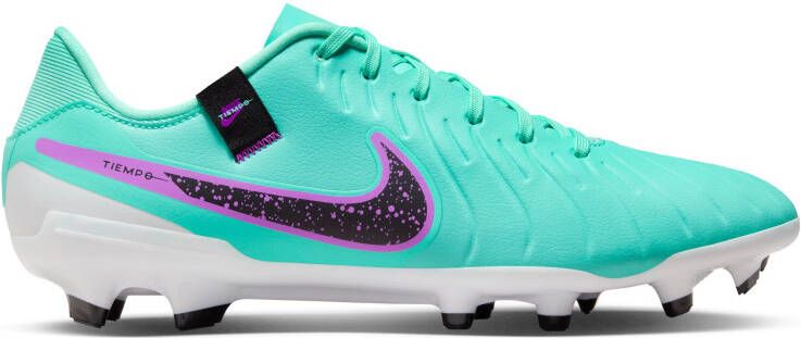 Nike Tiempo Legend 10 Academy Gras Kunstgras Voetbalschoenen (MG) Turquoise Zwart Paars