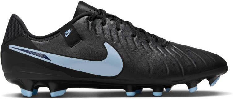 Nike Tiempo Legend 10 Academy Gras Kunstgras Voetbalschoenen (MG) Zwart Lichtblauw